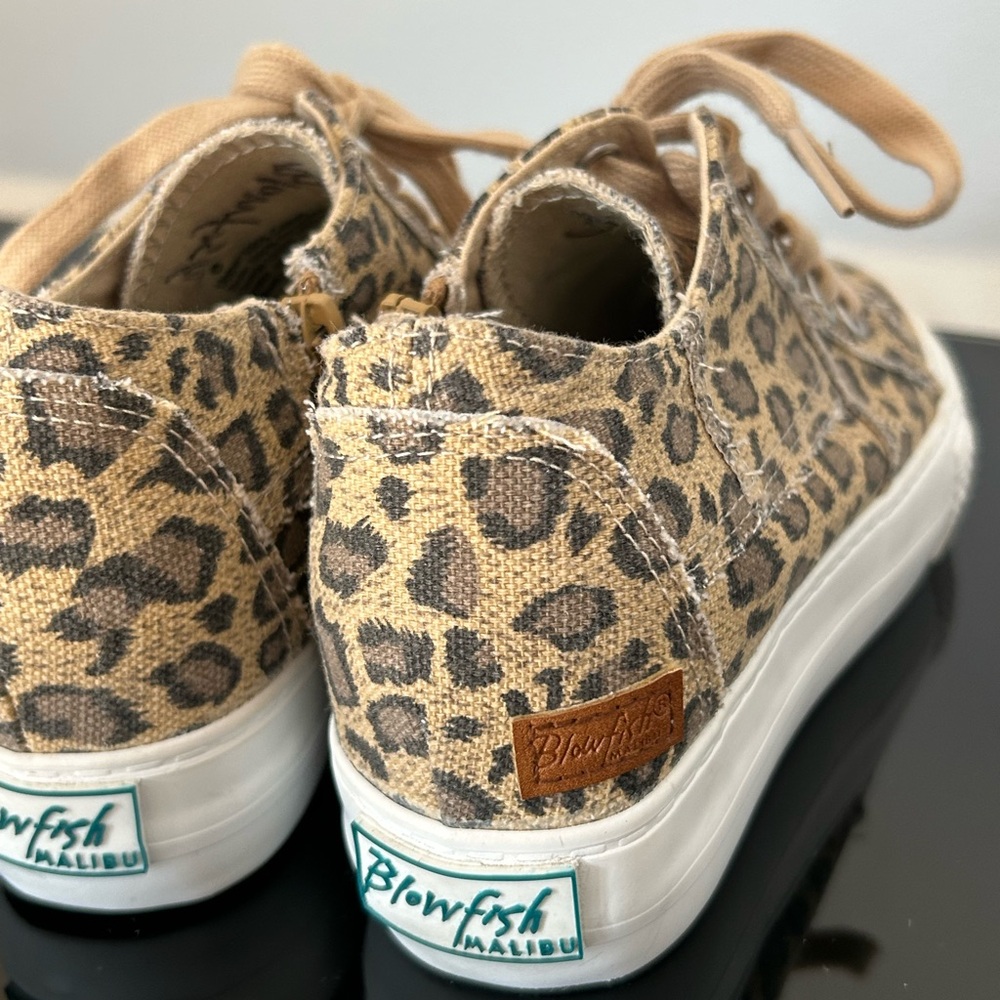Blowfish Tan Leopard Women’s Sneakers - Picture 8 of 8